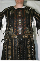  Photos Medieval Brown Vest on white shirt 2 Historical Clothing brown vest leather vest medieval vest upper body 0005.jpg